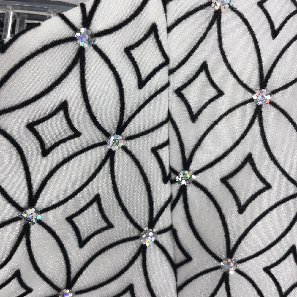 R&M Black/White Sequence Diamond Sheer Blazer Sz12 - Picture 12 of 12